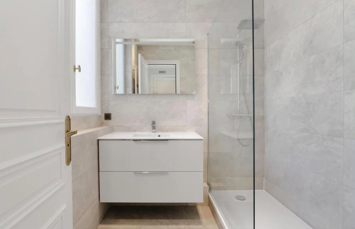 Bathroom and washbasin