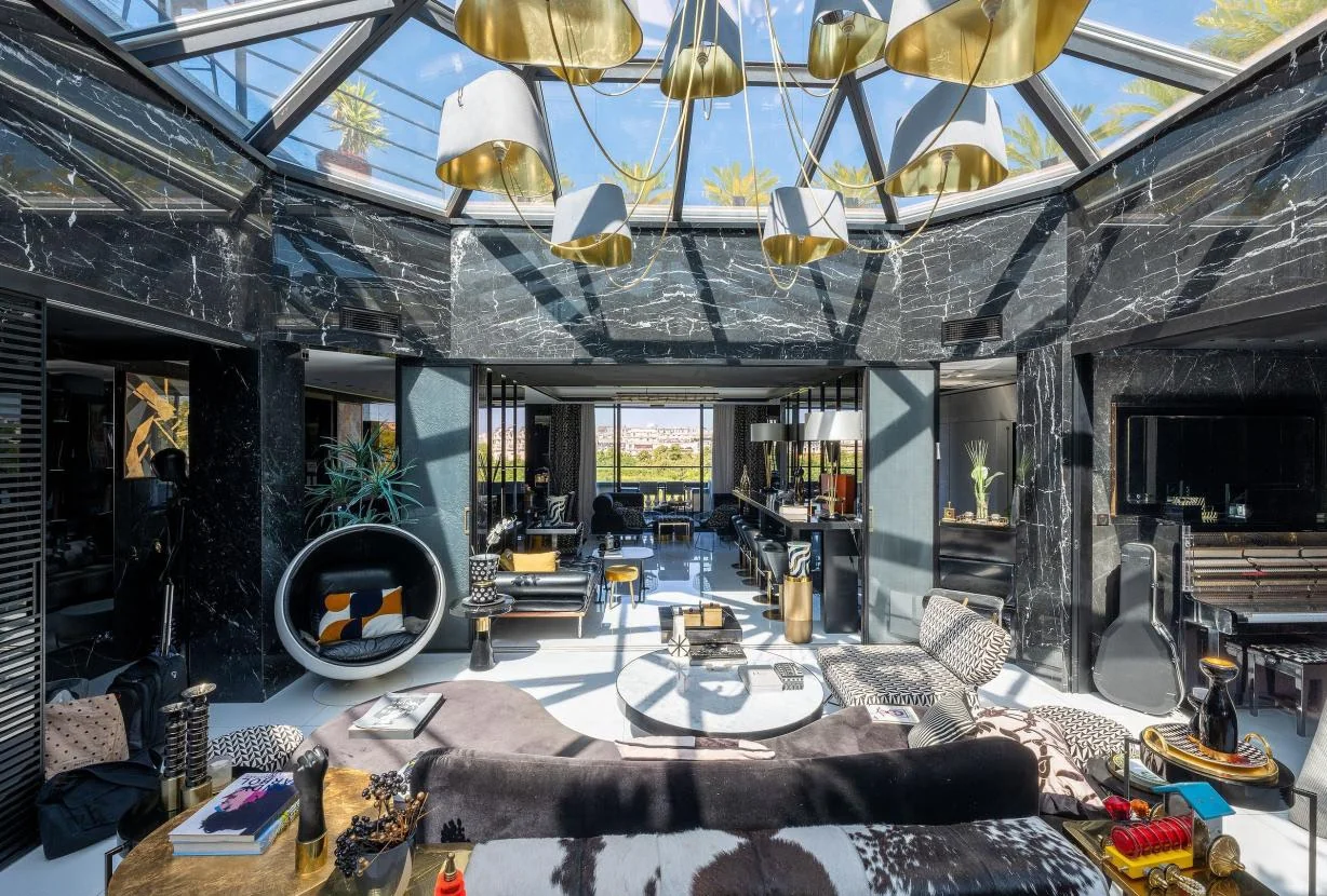 Rooftop and Paris panorama