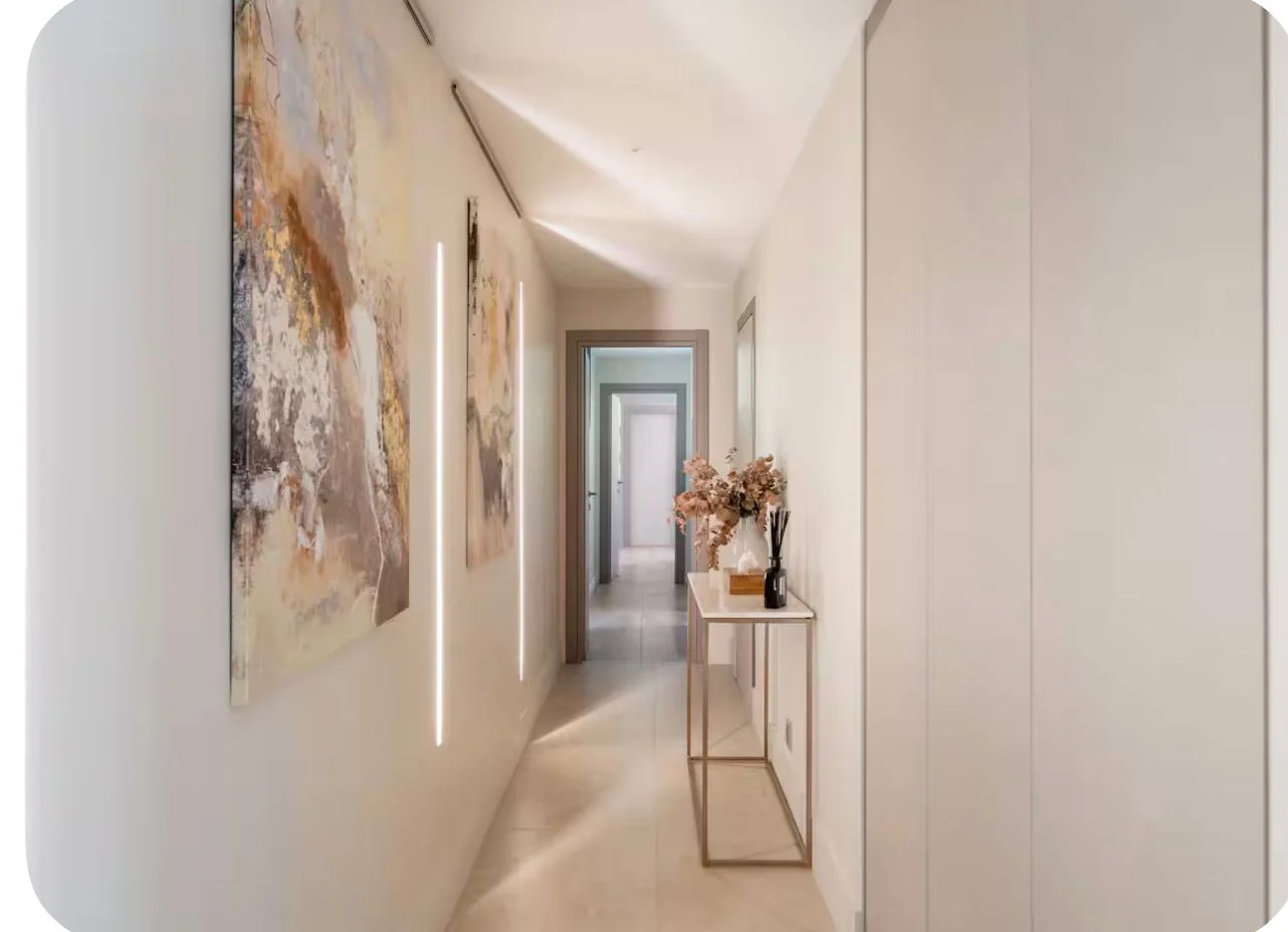 Corridor and gallery